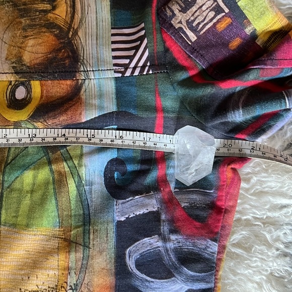 Colorful Abstract Women's Jacket - Picture 9 of 11